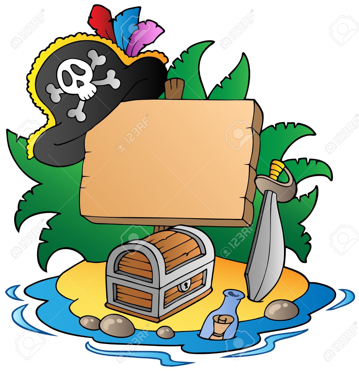 1259x1300 Island Clipart Pirate Island