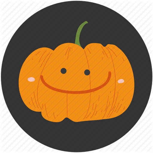 512x512 Cartoon, Food, Halloween, Ingredient, Jack O Lantern, Pumpkin