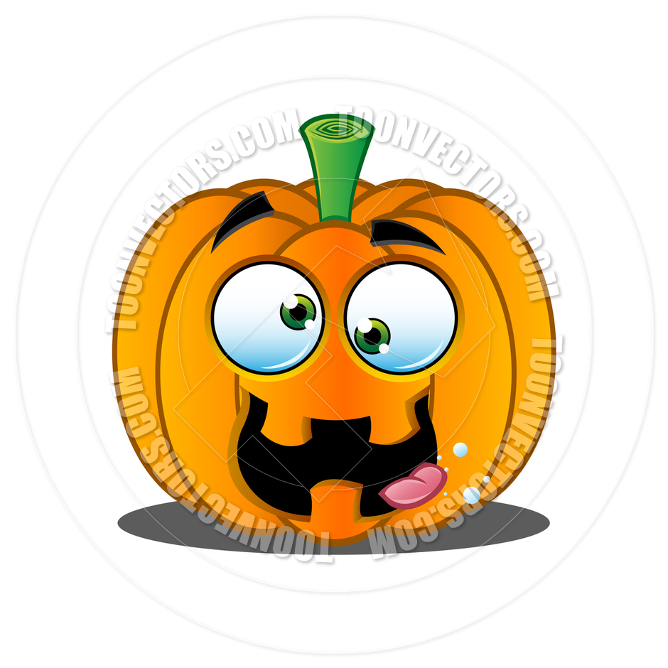 940x940 Cartoon Jack O' Lantern Pumpkin Face By Designwolf Toon Vectors