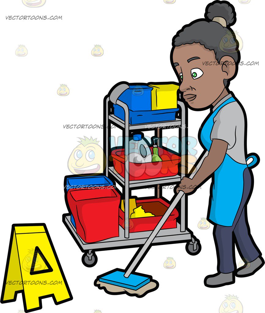 Cartoon Janitor Clipart
