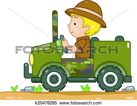 450x347 Safari Clipart Jeep Drawing