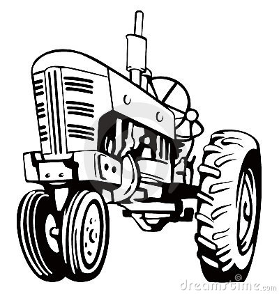400x422 Tractor Clipart Black And White Tractor Clipart Black And White