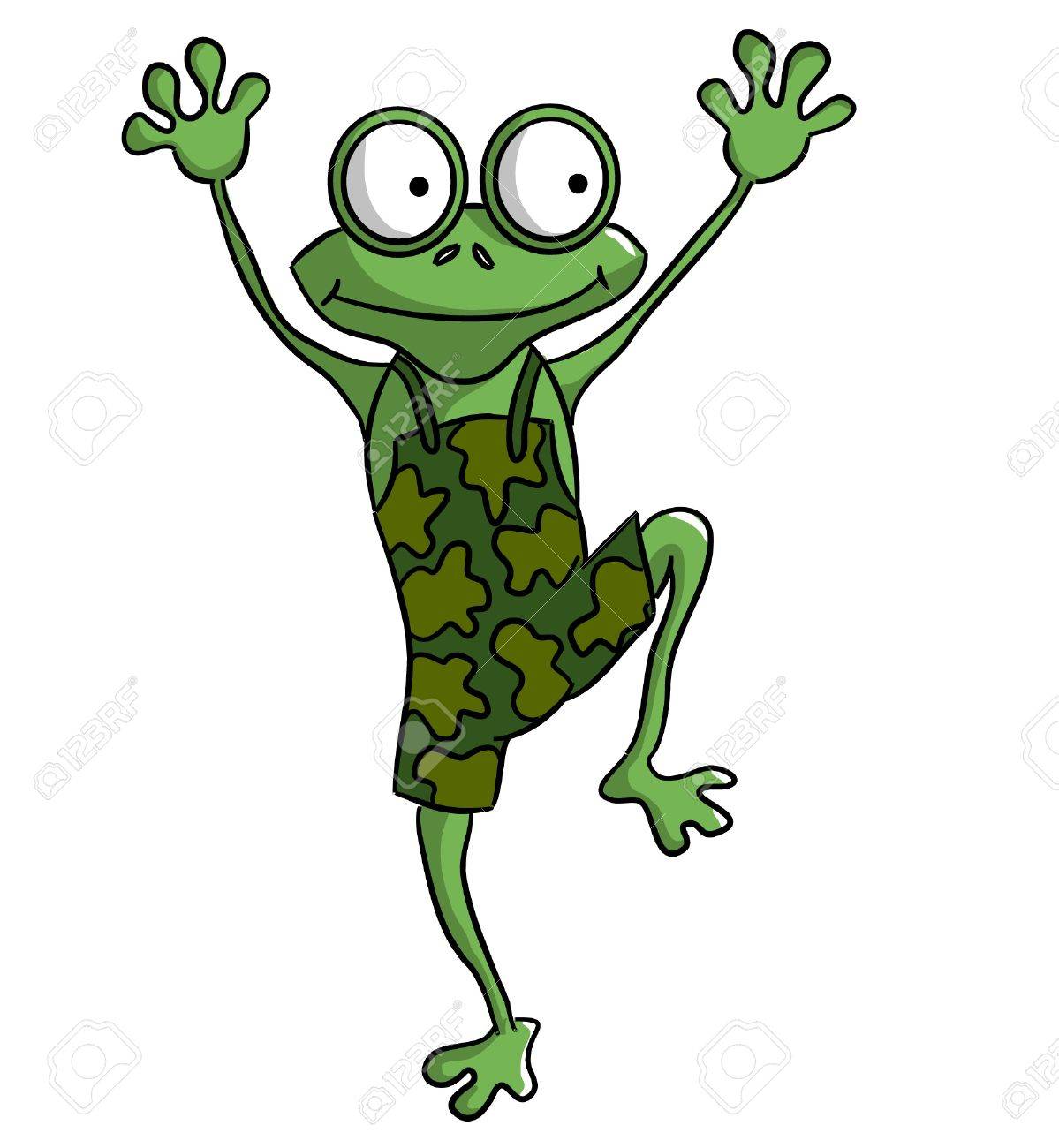 1199x1300 Cartoon Jumping Frog Royalty Free Cliparts, Vectors, And Stock