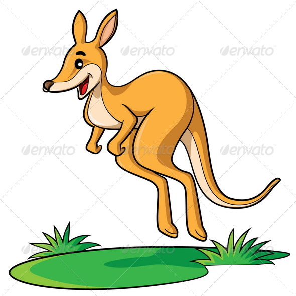 590x590 Kangaroo Cartoon By Rubynurbaidi Graphicriver