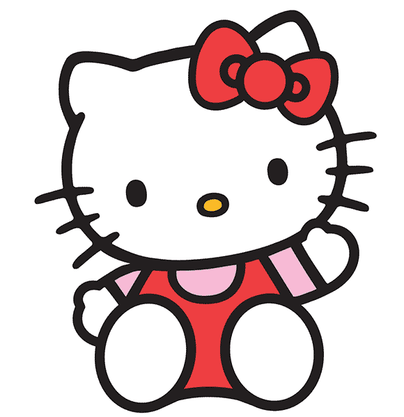 580x599 Hello Kitty Templates Hello Kitty Doesn'T Say Much, But Her Face