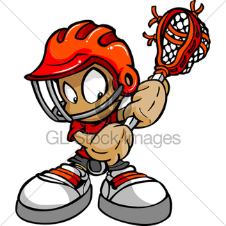 325x325 Lacrosse Gloves And Stick Cartoon Vector Image Gl Stock Images