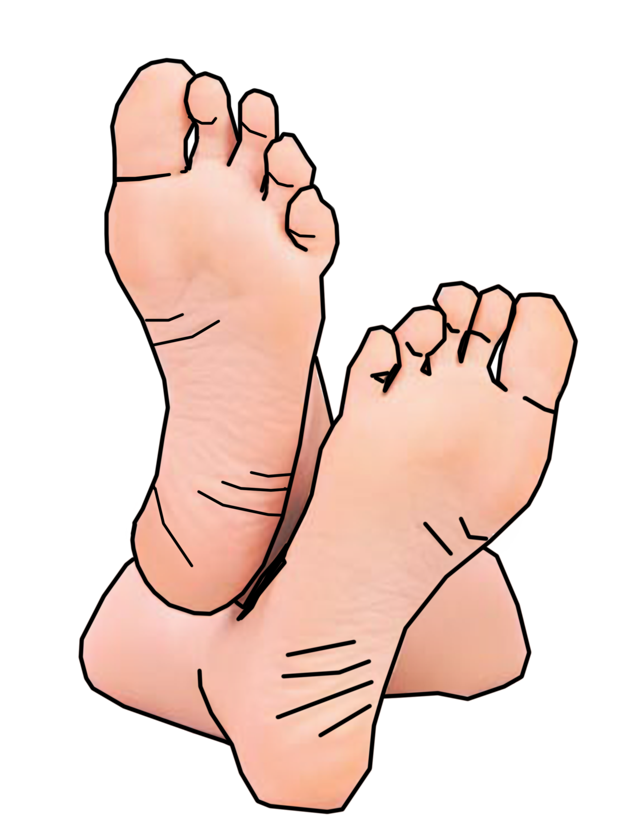 2078x2747 Free Animated Feet Clipart