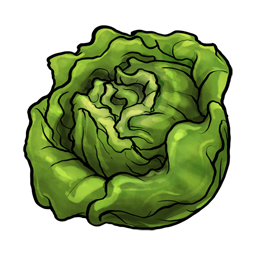 256x256 Lettuce Cartoon Clipartfest Clipart 4