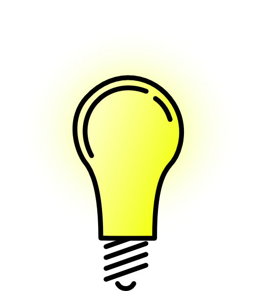 528x594 Lightbulb Brightlit Clip Art