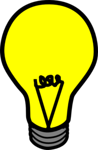 195x296 Yellow Light Bulb Clip Art