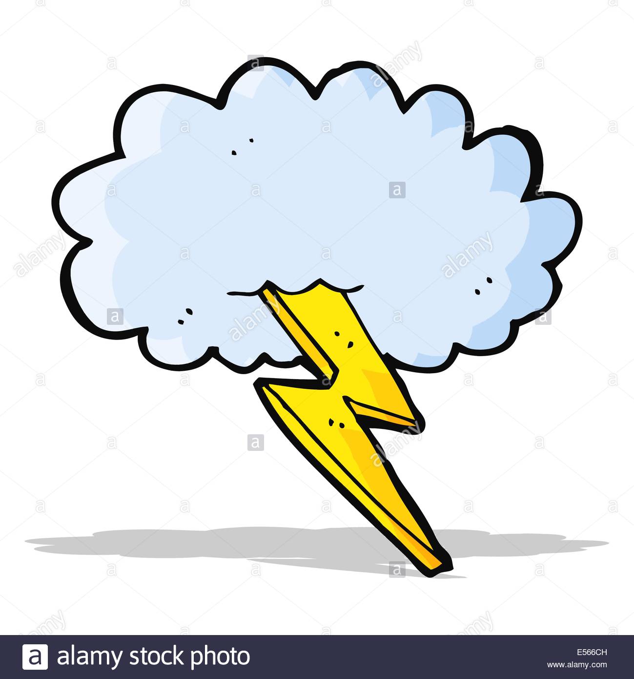 1299x1390 Cartoon Lightning Bolt And Cloud Stock Vector Art Amp Illustration