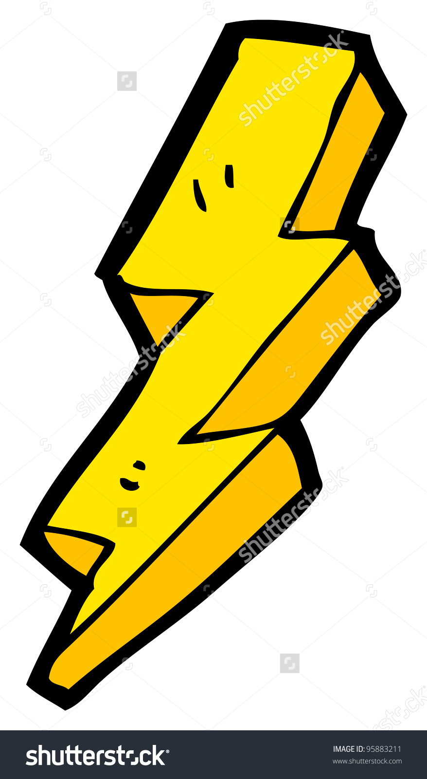 Cartoon Lighting Bolt Clipart | Free download on ClipArtMag