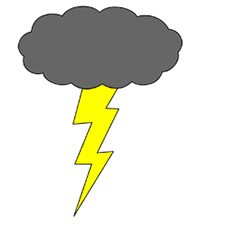 250x226 Drawn Cloud Lightning