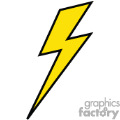 120x120 Royalty Free Lightning Bolt Outline 376990 Vector Clip Art Image