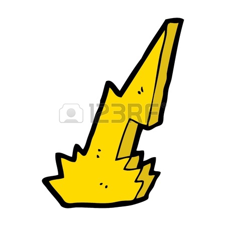 450x450 Cartoon Lightning Bolt Royalty Free Cliparts, Vectors, And Stock