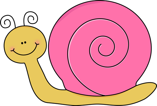 500x340 Clip Art Cartoon Snail Clipart