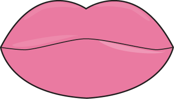 358x205 Cartoon Lips Clip Art Image