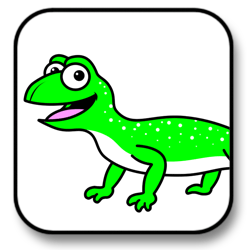 250x250 Draw A Cartoon Lizard