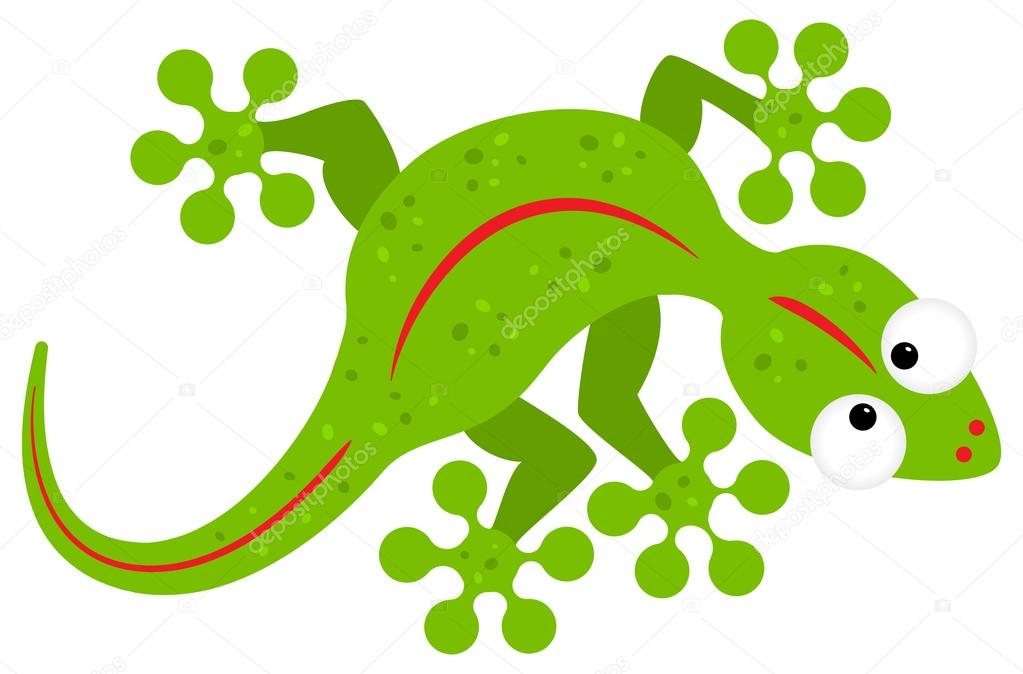 1023x674 Green Cartoon Lizard Stock Vector Antimartina