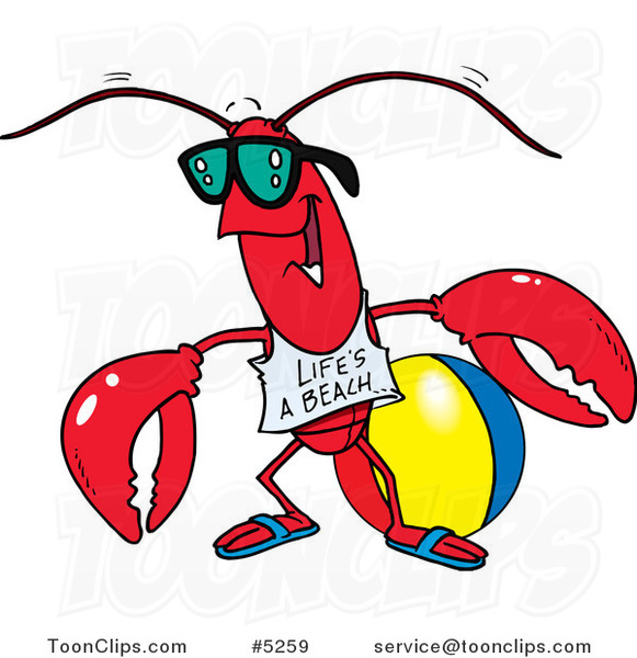 581x600 Cartoon Lobster