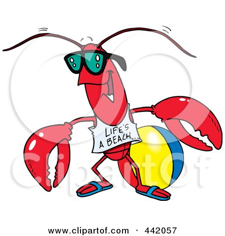 450x470 Fresh Cartoon Lobsters