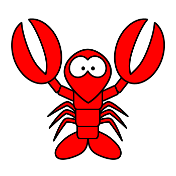 350x350 Lobster And Steak Clipart Kid