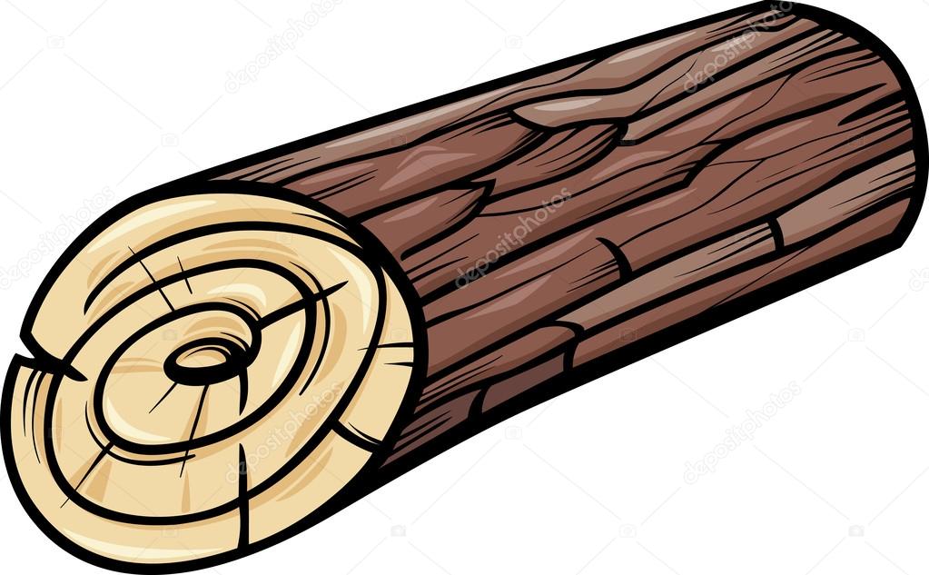 1023x633 Wooden Log Or Stump Cartoon Clip Art Stock Vector Izakowski
