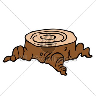 325x325 Black And White Wood Log Cartoon Gl Stock Images