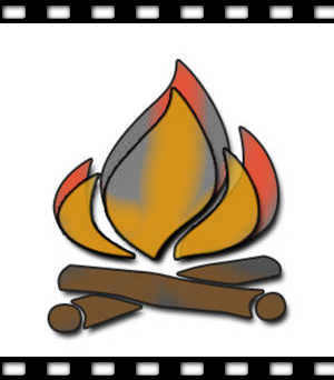 300x342 Cartoon Fire With Logs Clipart Panda