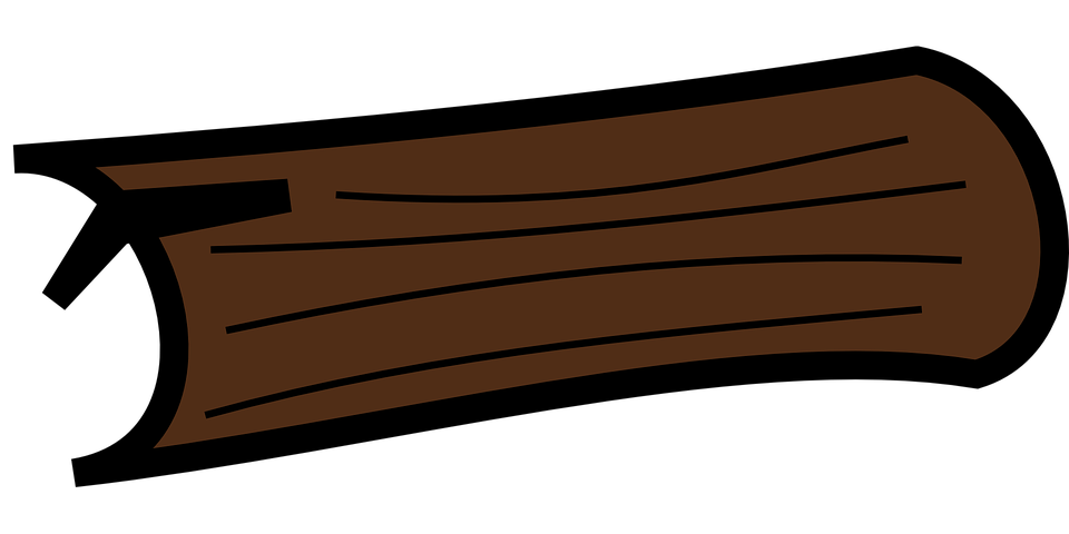 960x480 Wood Clipart Tree Log