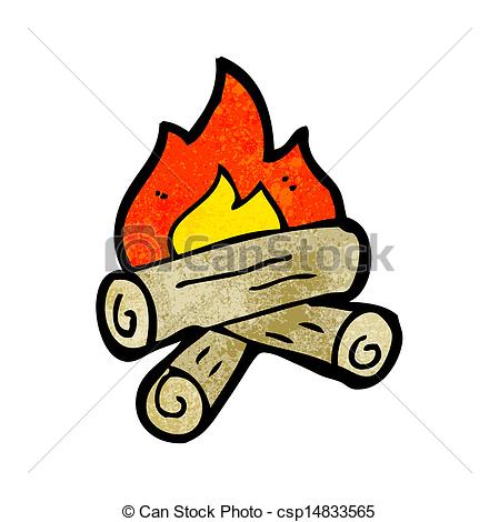 449x470 Cartoon Burning Wood Logs