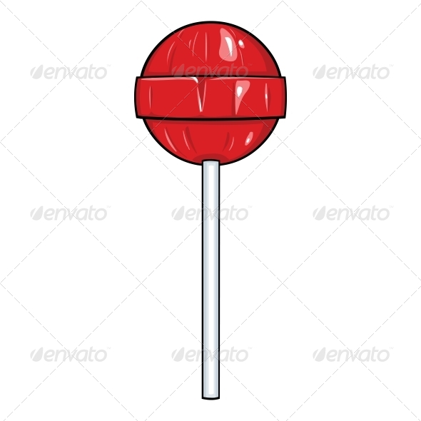 590x590 Vector Cartoon Round Lollipop By Nikiteev Graphicriver