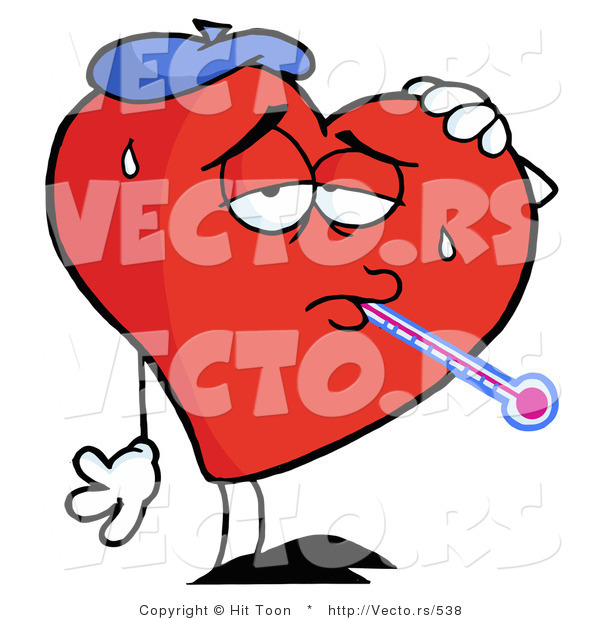 600x620 Sick Clipart Sick Heart