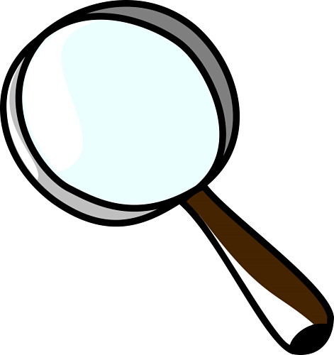471x500 Magnifying Glass Clipart Transparent Background