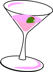219x300 Cocktail Clipart Cartoon