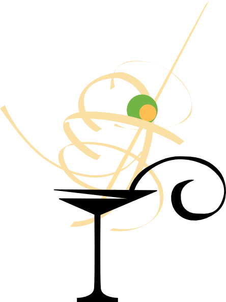 444x593 Martini Glass Clip Art