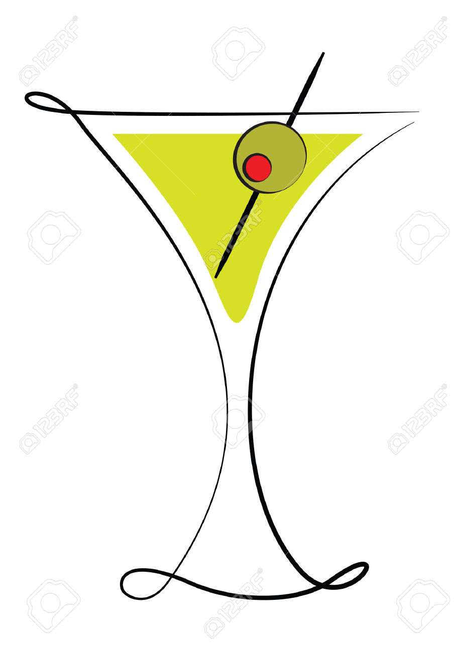 906x1300 Olive Clipart Martini