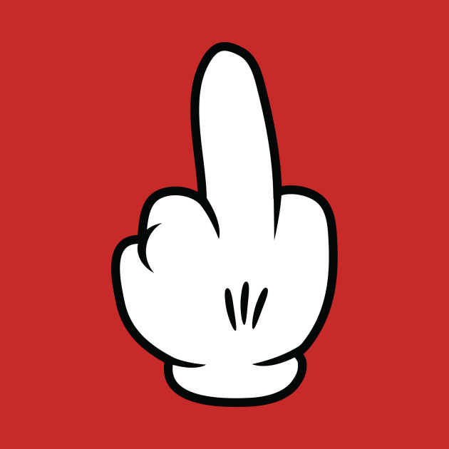 630x630 Cartoon Middle Finger