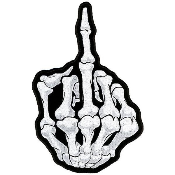 600x600 Cartoon Middle Finger Clipart