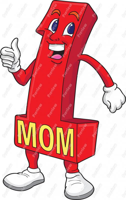 506x800 Number One Mom Clip Art