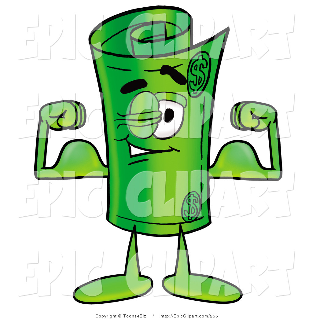 1024x1044 Clip Art Of A Winking Rolled Money Mascot Cartoon Character