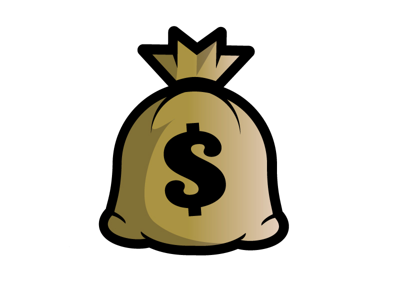 792x612 Clip Art Money Bag