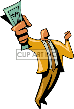 250x370 Money Man Clipart