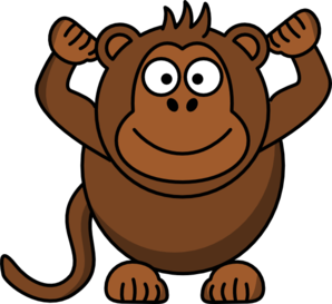 298x273 Cartoon Monkeys Clip Art Graphics