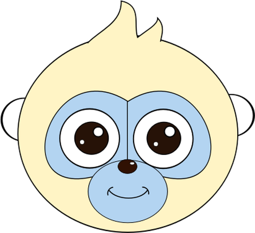 500x457 Monkey Head Vector Clip Art Public Domain Vectors