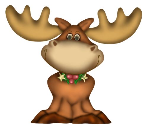 496x423 30 Best Clip Art My Style Moose Images Drawings