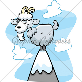 325x325 Cartoon Mountain Gl Stock Images