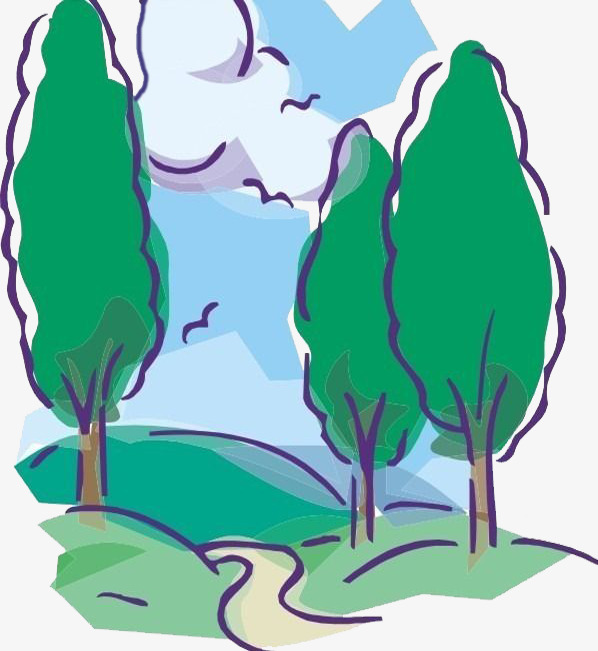 598x651 Cartoon Mountain Road, Mountain Road, The Path Of The Mountain