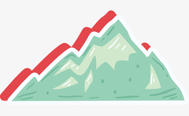650x400 Green Cartoon Mountain Icon, Mountain, Cartoon Mountain, Cartoon