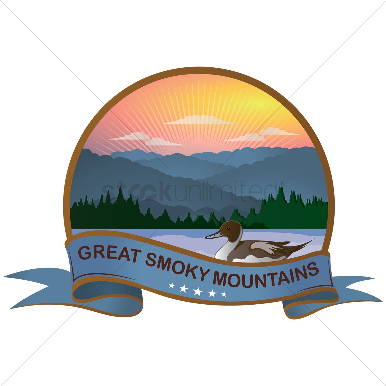 1300x1300 Great Smoky Mountains Clipart